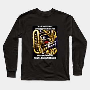 Abstract Image Of Brass Insturments. Long Sleeve T-Shirt